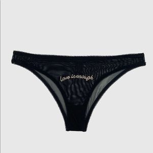 Kiki de Montparnasse Love is Enough Mesh Brief